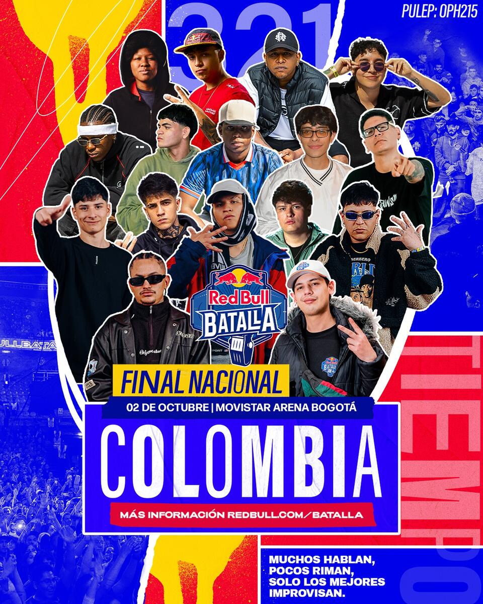 cartel Red Bull Final Nacional Colombia 2025 Red Bull Batalla