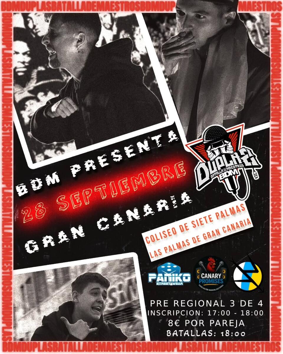 cartel BDM Duplas BDM España Oficial