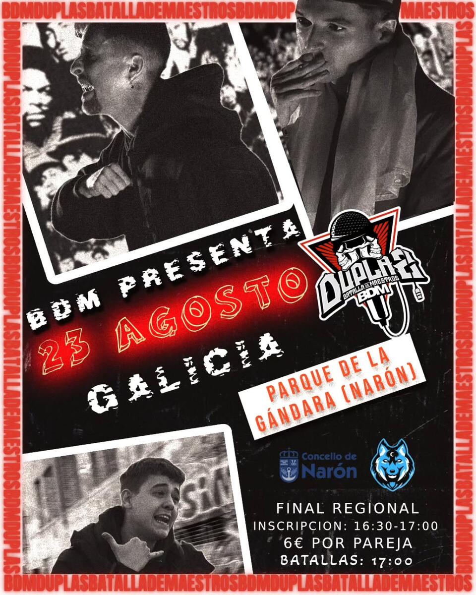 cartel BDM DUPLAS GALICIA BDM España Oficial