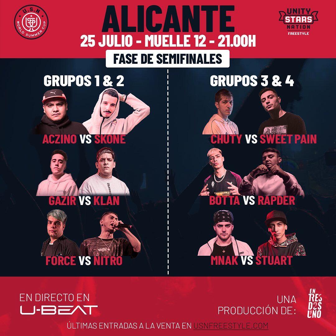 cartel USN World Summer Cup Alicante (Semifinal) USN