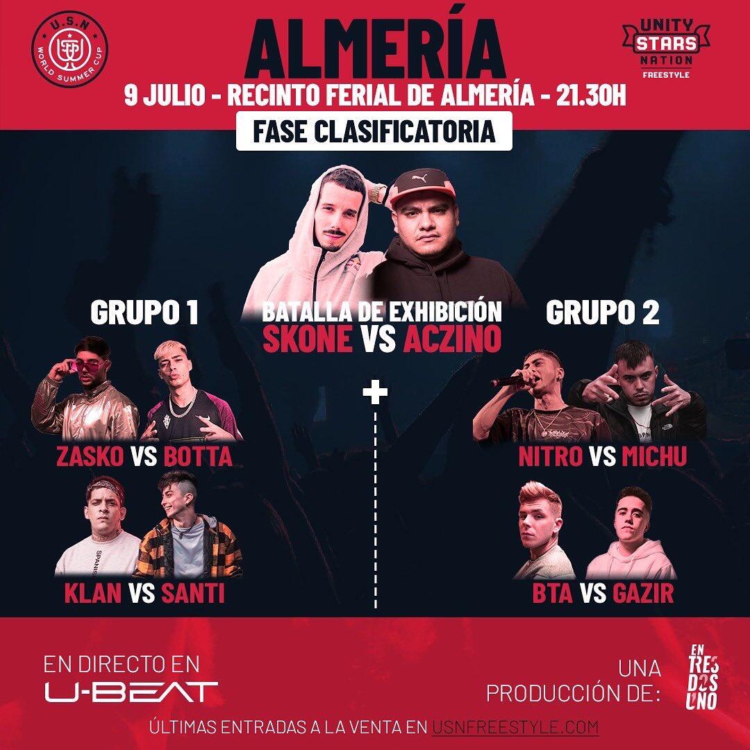 cartel USN World Summer Cup Almería (Clasificatoria) USN