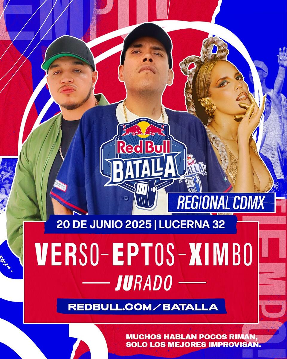 cartel Red Bull Final Regional CDMX 2025 Red Bull Batalla