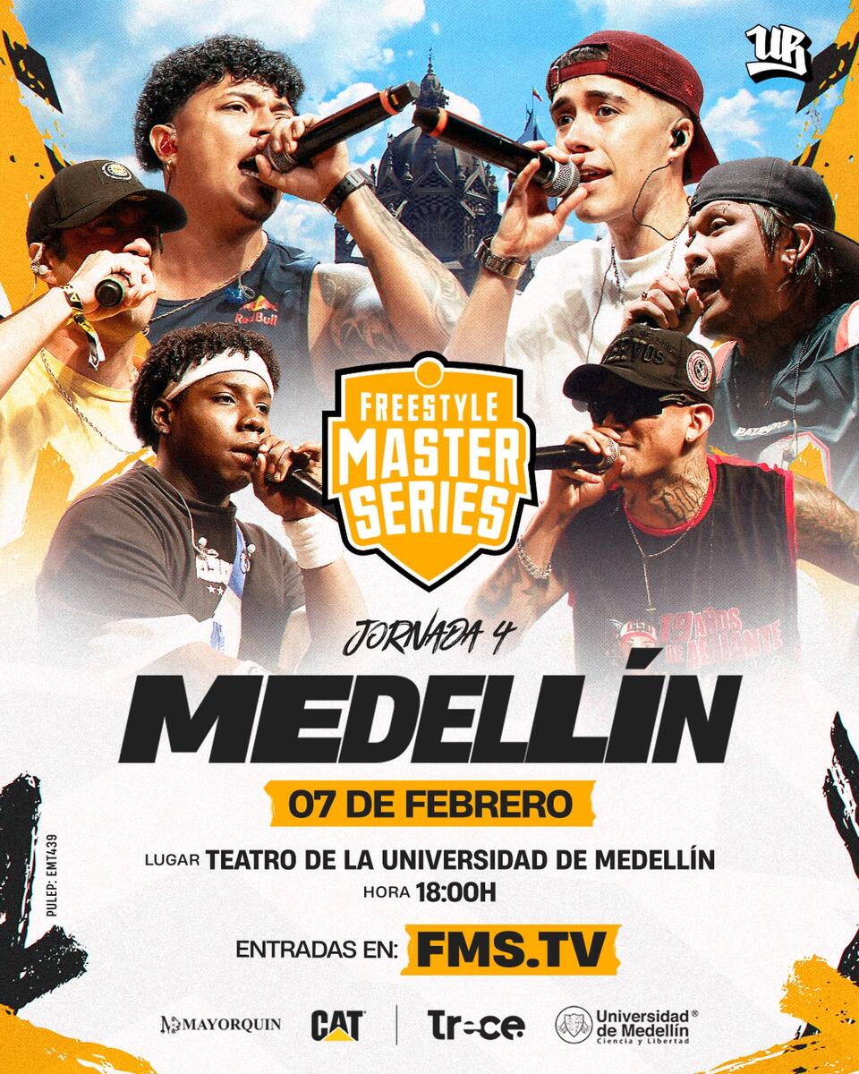 cartel FMS COLOMBIA 2025/2026 - MEDELLIN JORNADA 4 FMS Colombia