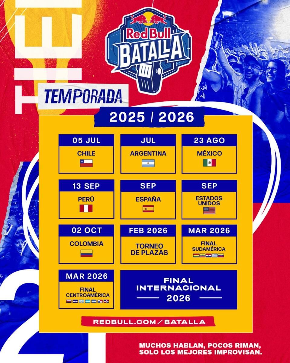 cartel Red Bull Final Nacional Chile 2025 Red Bull Batalla