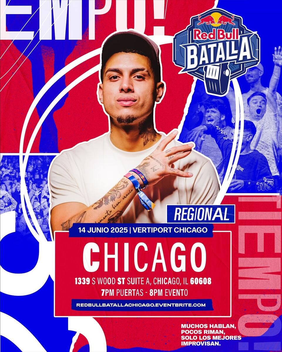 cartel Red Bull Batalla Regional Chicago Red Bull Batalla