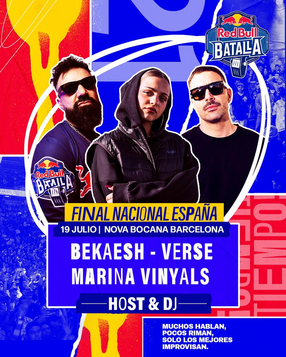 cartel Red Bull Final Nacional Barcelona España 2025 Red Bull Batalla