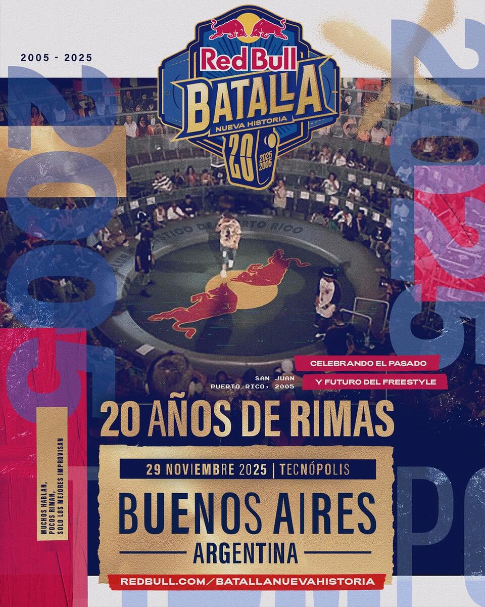 cartel Red Bull Batalla Nueva Historia Red Bull Batalla
