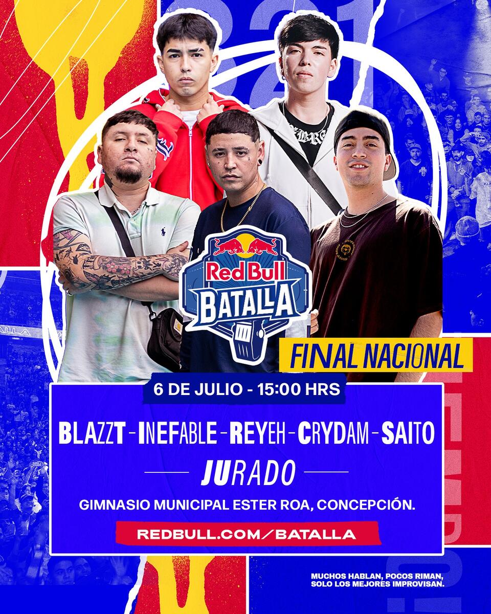 cartel Red Bull BATALLA FINAL NACIONAL CHILE Red Bull Batalla