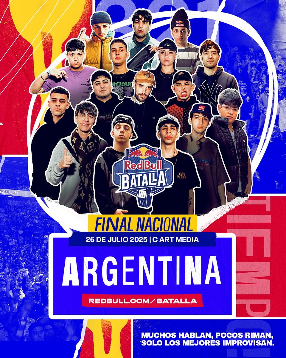 cartel Redbull Final Nacional Argentina 2025 Red Bull Batalla
