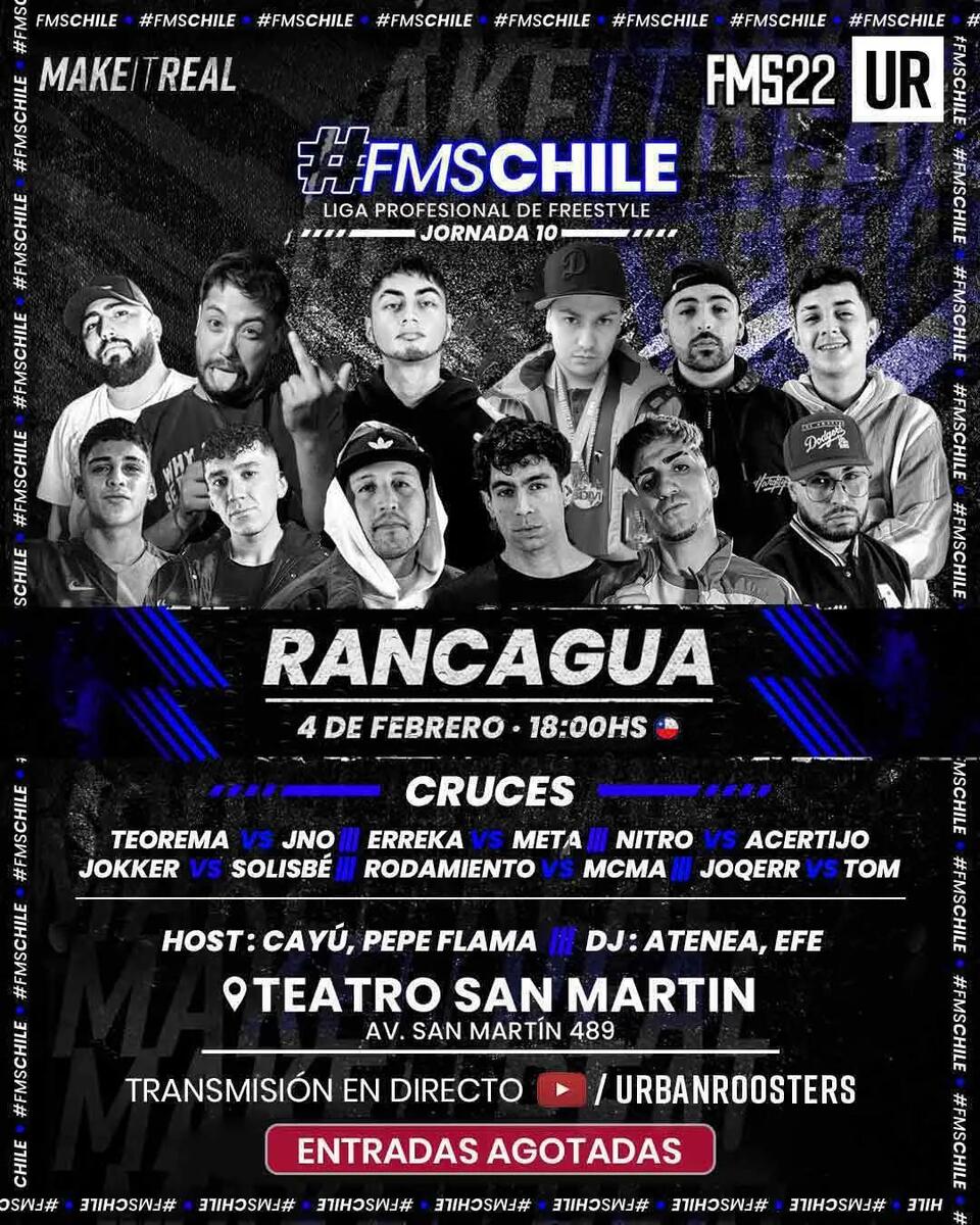 cartel FMS Chile Jornada 10 | 2021-2022 FMS Chile