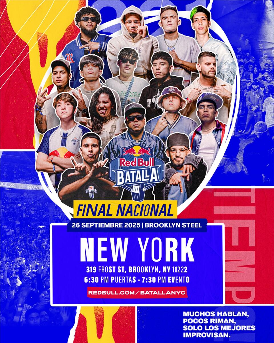 cartel Redbull Final Nacional Estados Unidos 2025 Red Bull Batalla