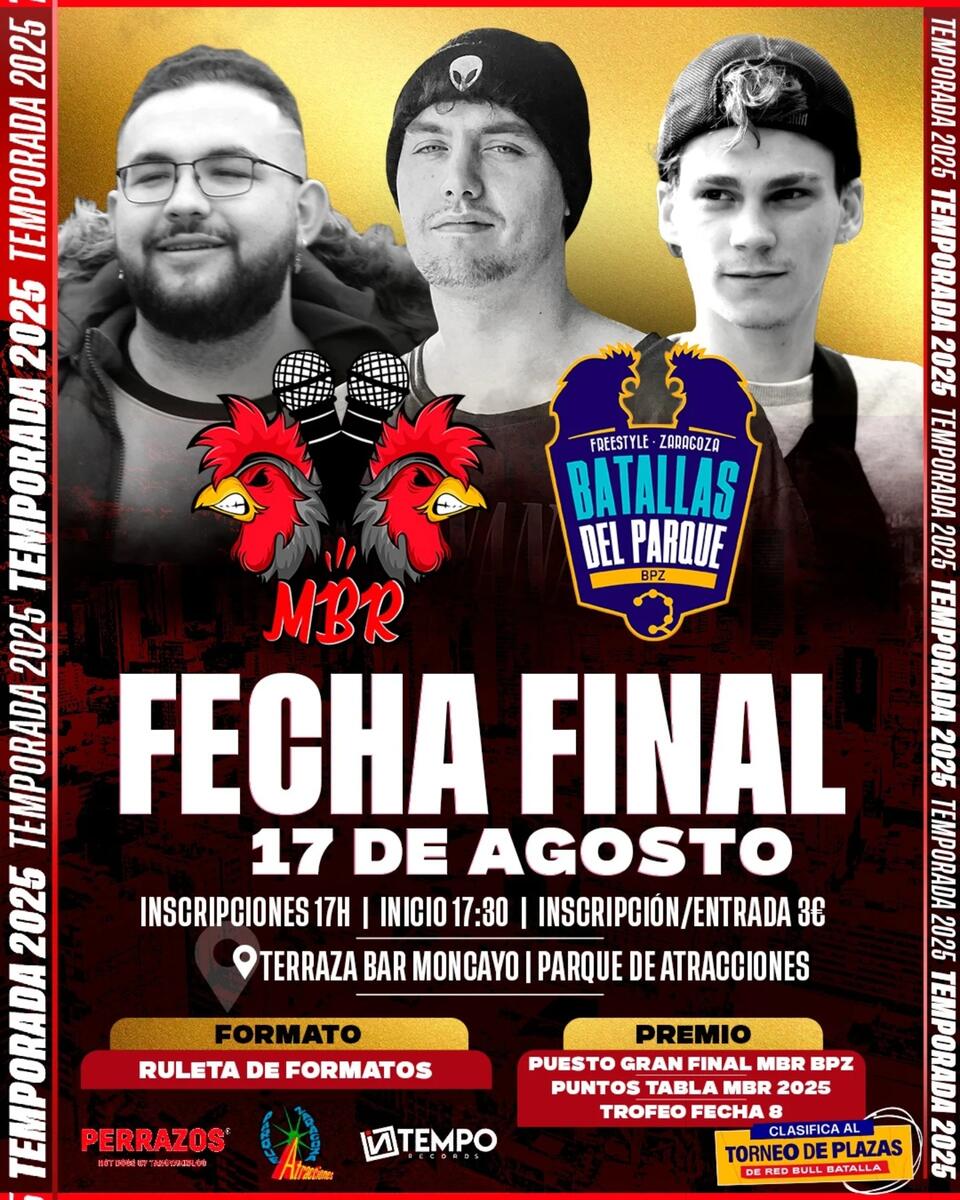 cartel MIRAELBUENRAP BPZ - FECHA FINAL Miraelbuenrap